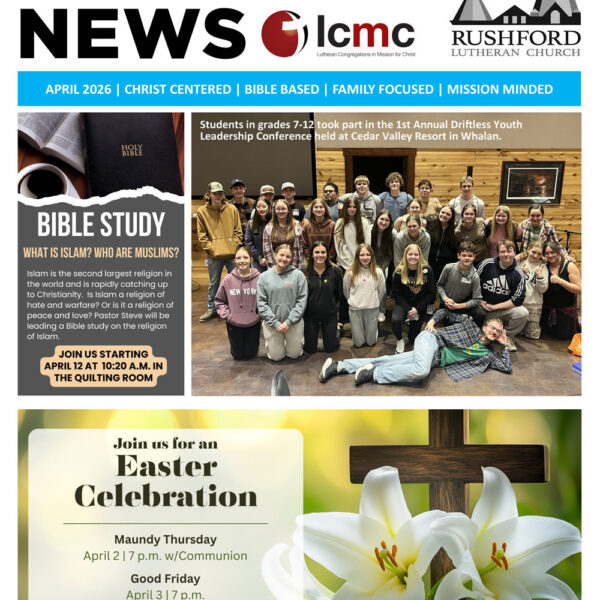 April Newsletter